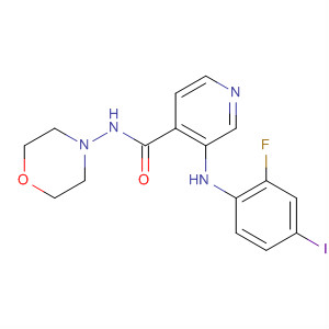 885588-42-1  4-Pyridinecarboxamide,3-[(2-fluoro-4-iodophenyl)amino]-N-4-morpholinyl-