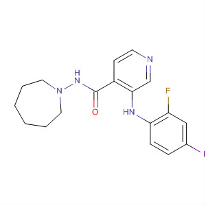 885588-60-3  4-Pyridinecarboxamide,3-[(2-fluoro-4-iodophenyl)amino]-N-(hexahydro-1H-azepin-1-yl)-