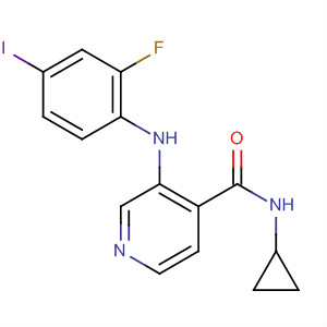 885588-65-8  4-Pyridinecarboxamide,N-cyclopropyl-3-[(2-fluoro-4-iodophenyl)amino]-