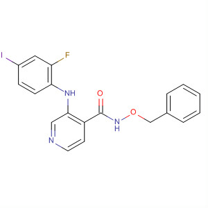 885589-12-8  4-Pyridinecarboxamide,3-[(2-fluoro-4-iodophenyl)amino]-N-(phenylmethoxy)-