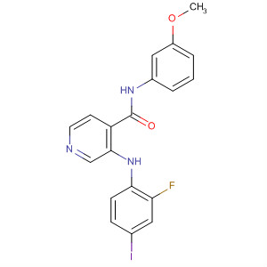 885589-26-4  4-Pyridinecarboxamide,3-[(2-fluoro-4-iodophenyl)amino]-N-(3-methoxyphenyl)-