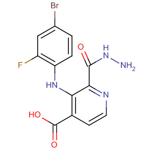 885589-47-9  4-Pyridinecarboxylic acid, 3-[(4-bromo-2-fluorophenyl)amino]-,hydrazide