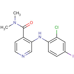 885589-54-8  4-Pyridinecarboxamide,3-[(2-chloro-4-iodophenyl)amino]-N,N-dimethyl-