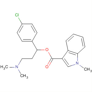 885673-92-7  1H-Indole-3-carboxylic acid, 1-methyl-,1-(4-chlorophenyl)-3-(dimethylamino)propyl ester