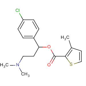 885673-94-9  2-Thiophenecarboxylic acid, 3-methyl-,1-(4-chlorophenyl)-3-(dimethylamino)propyl ester