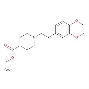 885687-19-4  4-Piperidinecarboxylic acid,1-[2-(2,3-dihydro-1,4-benzodioxin-6-yl)ethyl]-, ethyl ester