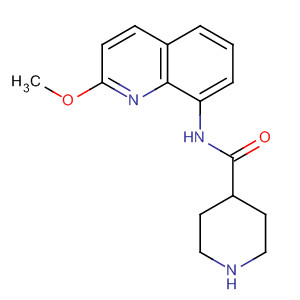 885687-25-2  4-Piperidinecarboxamide, N-(2-methoxy-8-quinolinyl)-