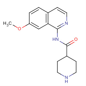 885687-30-9  4-Piperidinecarboxamide, N-(7-methoxy-1-isoquinolinyl)-