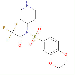 885688-42-6  4-Piperidinamine,N-[(2,3-dihydro-1,4-benzodioxin-6-yl)sulfonyl]-1-(trifluoroacetyl)-