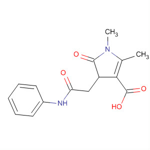 88571-52-2  1H-Pyrrole-3-carboxylic acid,4,5-dihydro-1,2-dimethyl-5-oxo-4-[2-oxo-2-(phenylamino)ethyl]-