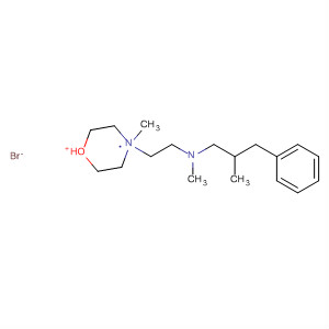 88573-46-0  Morpholinium,4-methyl-4-[2-[methyl(2-methyl-3-phenylpropyl)amino]ethyl]-, bromide