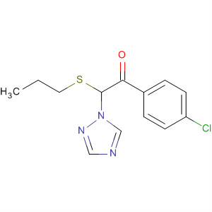 88577-94-0  Ethanone, 1-(4-chlorophenyl)-2-(propylthio)-2-(1H-1,2,4-triazol-1-yl)-