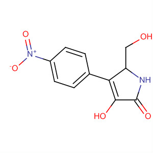 88580-69-2  2H-Pyrrol-2-one,1,5-dihydro-3-hydroxy-5-(hydroxymethyl)-4-(4-nitrophenyl)-