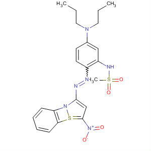 88583-73-7  Methanesulfonamide,N-[5-(dipropylamino)-2-[(5-nitro-2,1-benzisothiazol-3-yl)azo]phenyl]-