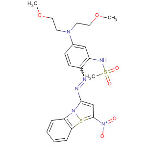 88583-75-9  Methanesulfonamide,N-[5-[bis(2-methoxyethyl)amino]-2-[(5-nitro-2,1-benzisothiazol-3-yl)azo]phenyl]-