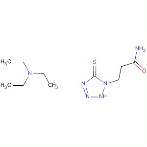 88585-66-4  1H-Tetrazole-1-propanamide, 2,5-dihydro-5-thioxo-, compd. withN,N-diethylethanamine (1:1)