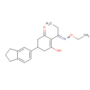 88632-13-7  2-Cyclohexen-1-one,5-(2,3-dihydro-1H-inden-5-yl)-2-[1-(ethoxyimino)propyl]-3-hydroxy-