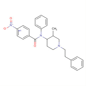 88645-36-7  Benzamide,N-[3-methyl-1-(2-phenylethyl)-4-piperidinyl]-4-nitro-N-phenyl-, cis-