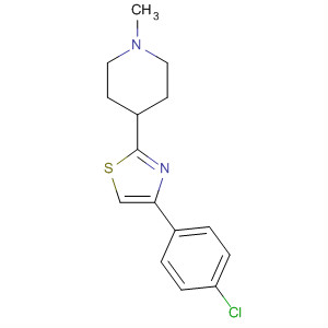 88654-20-0  Piperidine, 4-[4-(4-chlorophenyl)-2-thiazolyl]-1-methyl-