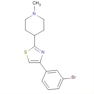 88654-22-2  Piperidine, 4-[4-(3-bromophenyl)-2-thiazolyl]-1-methyl-