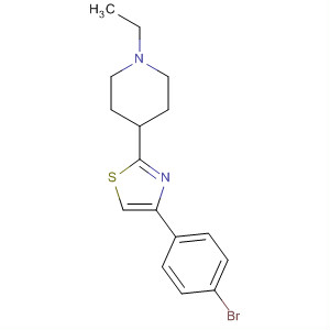 88654-27-7  Piperidine, 4-[4-(4-bromophenyl)-2-thiazolyl]-1-ethyl-
