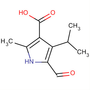 88307-43-1  1H-Pyrrole-3-carboxylic acid, 5-formyl-2-methyl-4-(1-methylethyl)-