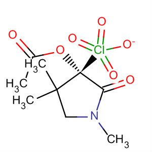 88308-97-8  2-Pyrrolidinone, 3-(acetyloxy)-1,4,4-trimethyl-, (R)-, perchlorate
