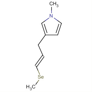 88320-25-6  1H-Pyrrole, 1-methyl-3-[3-(methylseleno)-2-propenyl]-, (E)-