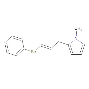 88320-27-8  1H-Pyrrole, 1-methyl-2-[3-(phenylseleno)-2-propenyl]-, (E)-