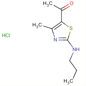 88323-89-1  Ethanone, 1-[4-methyl-2-(propylamino)-5-thiazolyl]-, monohydrochloride