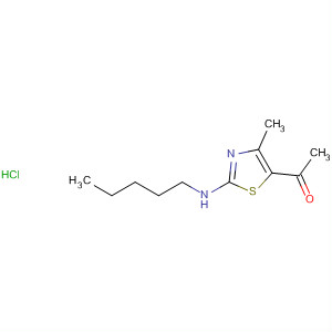 88323-91-5  Ethanone, 1-[4-methyl-2-(pentylamino)-5-thiazolyl]-, monohydrochloride