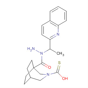 88324-43-0  3-Azabicyclo[3.2.2]nonane-3-carbothioic acid,2-[1-(2-quinolinyl)ethyl]hydrazide