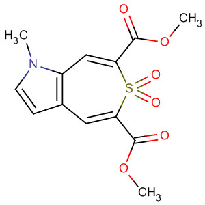 88330-38-5  1H-Thiepino[4,5-b]pyrrole-5,7-dicarboxylic acid, 1-methyl-, dimethylester, 6,6-dioxide