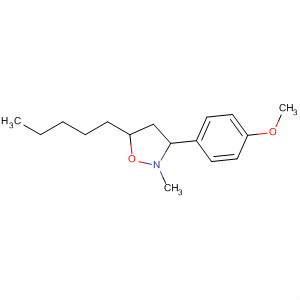 88330-55-6  Isoxazolidine, 3-(4-methoxyphenyl)-2-methyl-5-pentyl-