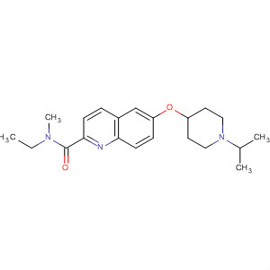 883310-95-0  2-Quinolinecarboxamide,N-ethyl-N-methyl-6-[[1-(1-methylethyl)-4-piperidinyl]oxy]-