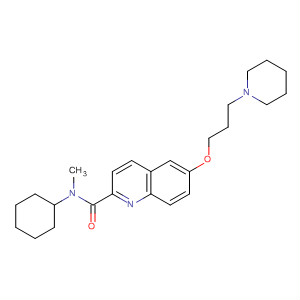 883311-48-6  2-Quinolinecarboxamide,N-cyclohexyl-N-methyl-6-[3-(1-piperidinyl)propoxy]-