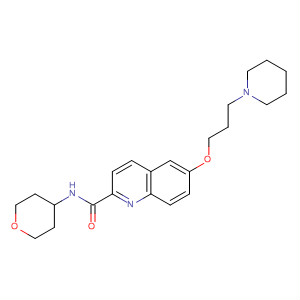 883311-52-2  2-Quinolinecarboxamide,6-[3-(1-piperidinyl)propoxy]-N-(tetrahydro-2H-pyran-4-yl)-