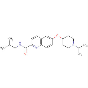 883311-70-4  2-Quinolinecarboxamide,6-[[1-(1-methylethyl)-4-piperidinyl]oxy]-N-(2-methylpropyl)-
