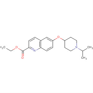 883311-74-8  2-Quinolinecarboxylic acid, 6-[[1-(1-methylethyl)-4-piperidinyl]oxy]-, ethylester