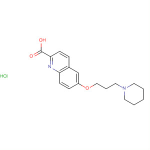883311-79-3  2-Quinolinecarboxylic acid, 6-[3-(1-piperidinyl)propoxy]-,monohydrochloride