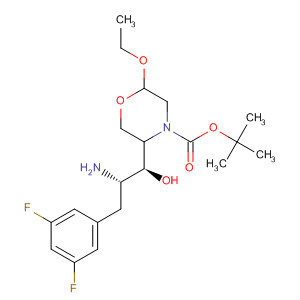 883442-51-1  4-Morpholinecarboxylic acid,5-[(1S,2S)-2-amino-3-(3,5-difluorophenyl)-1-hydroxypropyl]-2-ethoxy-,1,1-dimethylethyl ester, (5R)-