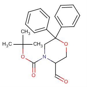 883442-55-5  4-Morpholinecarboxylic acid, 5-formyl-2,2-diphenyl-, 1,1-dimethylethylester, (5R)-