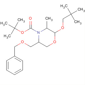 883442-63-5  4-Morpholinecarboxylic acid,2-(2,2-dimethylpropoxy)-3-methyl-5-[(phenylmethoxy)methyl]-,1,1-dimethylethyl ester, (2R,3S,5S)-