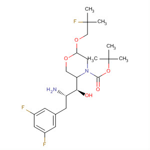 883443-09-2  4-Morpholinecarboxylic acid,5-[(1S,2S)-2-amino-3-(3,5-difluorophenyl)-1-hydroxypropyl]-2-(2-fluoro-2-methylpropoxy)-, 1,1-dimethylethyl ester, (2S,5R)-