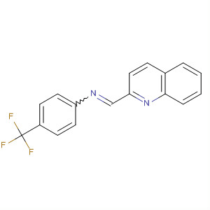 88346-81-0  Benzenamine, N-(2-quinolinylmethylene)-4-(trifluoromethyl)-