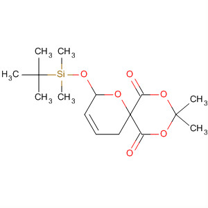 88346-93-4  1,8,10-Trioxaspiro[5.5]undec-3-ene-7,11-dione,2-[[(1,1-dimethylethyl)dimethylsilyl]oxy]-9,9-dimethyl-