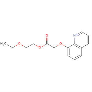 88349-79-5  Acetic acid, (8-quinolinyloxy)-, 2-ethoxyethyl ester