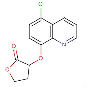 88349-94-4  2(3H)-Furanone, 3-[(5-chloro-8-quinolinyl)oxy]dihydro-