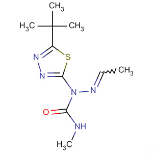 88369-96-4  Hydrazinecarboxamide,1-[5-(1,1-dimethylethyl)-1,3,4-thiadiazol-2-yl]-2-ethylidene-N-methyl-