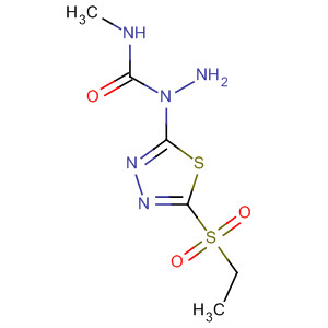 88370-02-9  Hydrazinecarboxamide,1-[5-(ethylsulfonyl)-1,3,4-thiadiazol-2-yl]-N-methyl-
